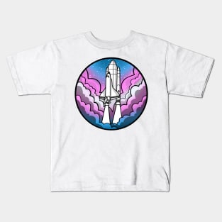 Transgender Pride Rocket Kids T-Shirt